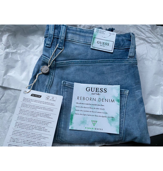 Джинсы • GUESS • Голубой