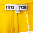 Платье • TITRE TROIS • Желтый