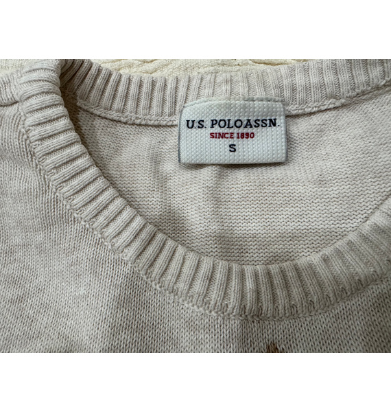 Джемпер • U.S.Polo Assn. • Бежевый