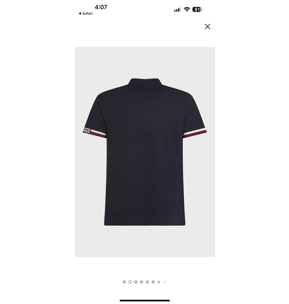 Поло • Tommy Hilfiger • Темно-синий