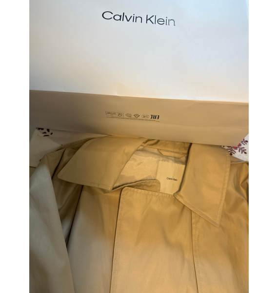 Тренч • Calvin Klein • Бежевый