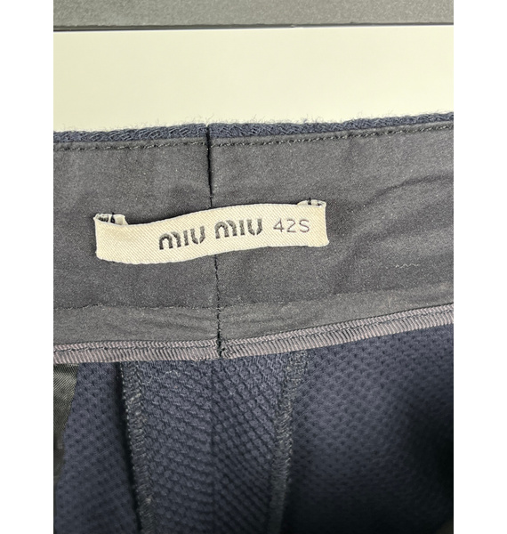 Брюки • Miu Miu • Темно-синий