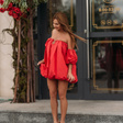 Платье • PINKO • Красный