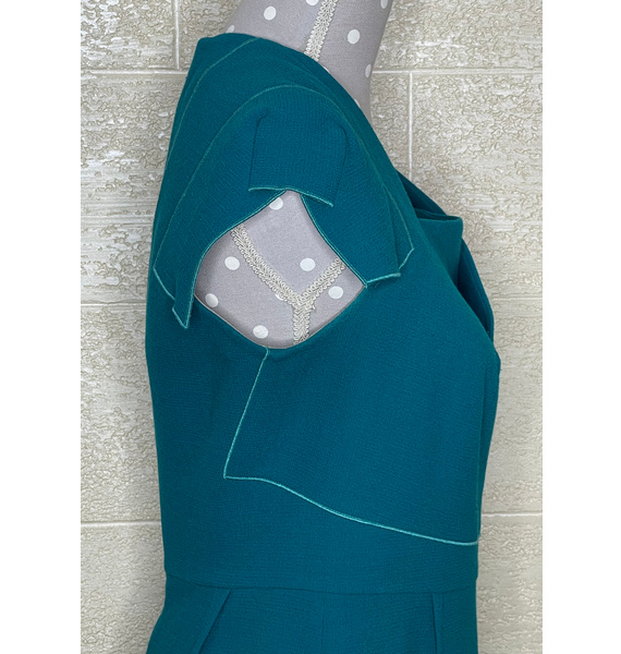 Платье • Roland Mouret • Бирюзовый