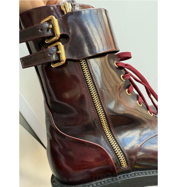 Ботинки • Louis Vuitton • Бордовый