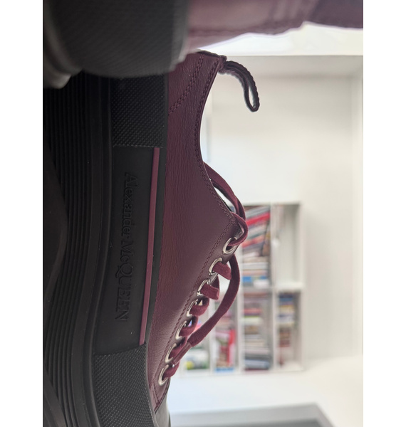 Кеды • Alexander McQueen • Бордовый