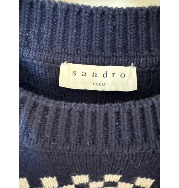 Свитер • SANDRO • Синий