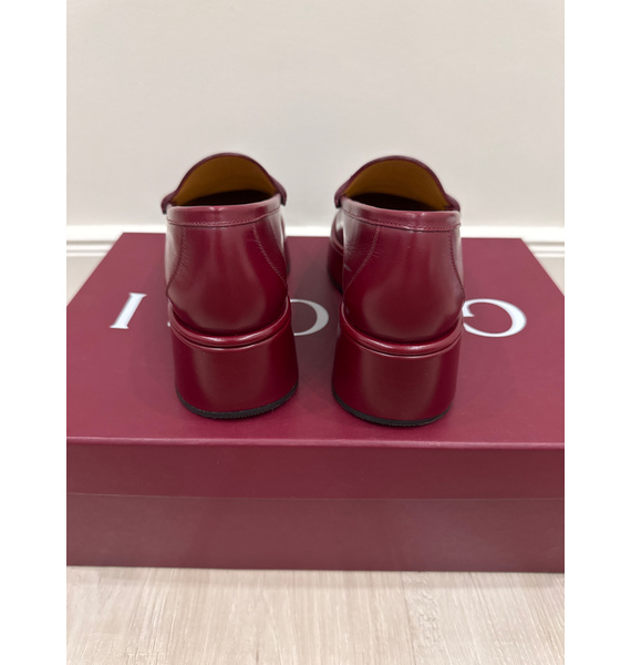 Лоферы • Gucci • Бордовый
