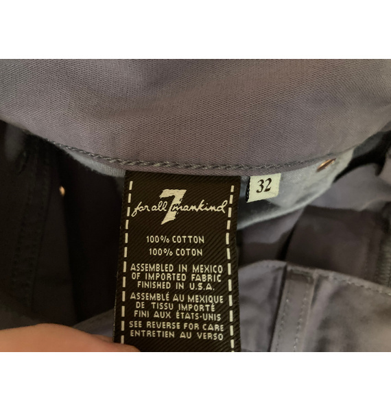 Брюки • 7 For All Mankind • Фиолетовый