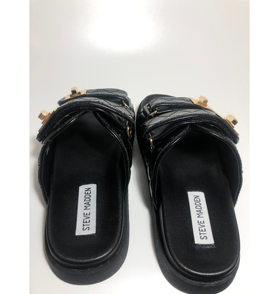 Шлепанцы • Steve Madden • Черный
