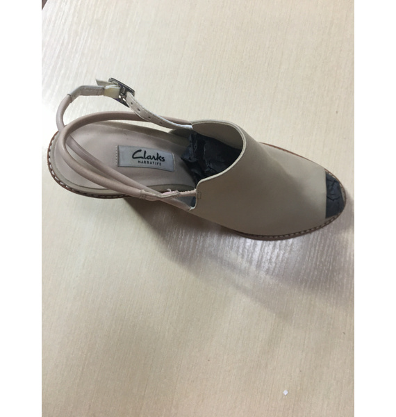 Босоножки • Clarks • Серый