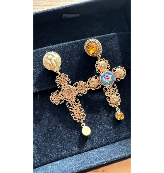 Сотуар и клипсы • Dolce & Gabbana • Золотой