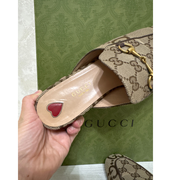 Мюли • Gucci • Коричневый