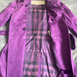 Тренч • Burberry • Фиолетовый