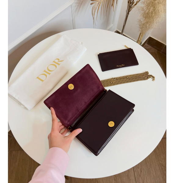 Сумка • Christian Dior • Бордовый