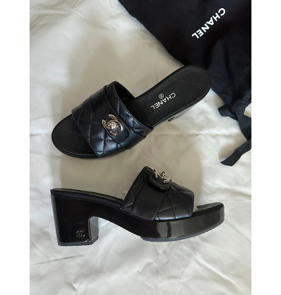 Мюли • Chanel • Черный
