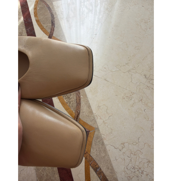Балетки • Massimo Dutti • Бежевый
