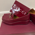 Лоферы • Gucci • Бордовый