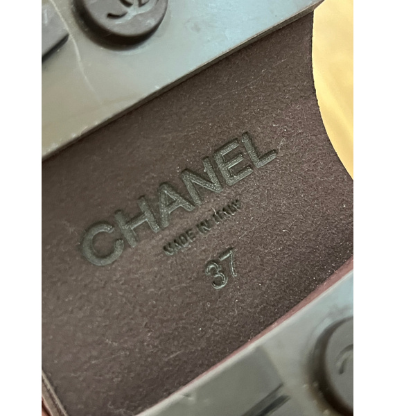 Мокасины • Chanel • Бордовый