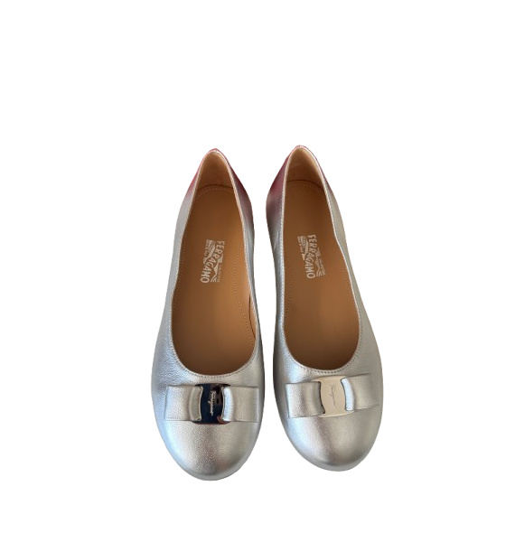 Туфли • Salvatore Ferragamo • Серебряный