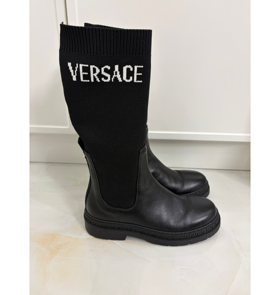 Сапоги • Versace • Черный
