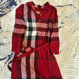 Платье • Burberry • Мульти