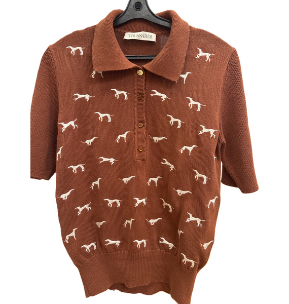 Поло • Trussardi • Коричневый