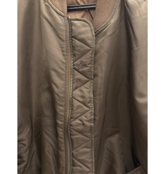 Бомбер • Alpha Industries • Коричневый