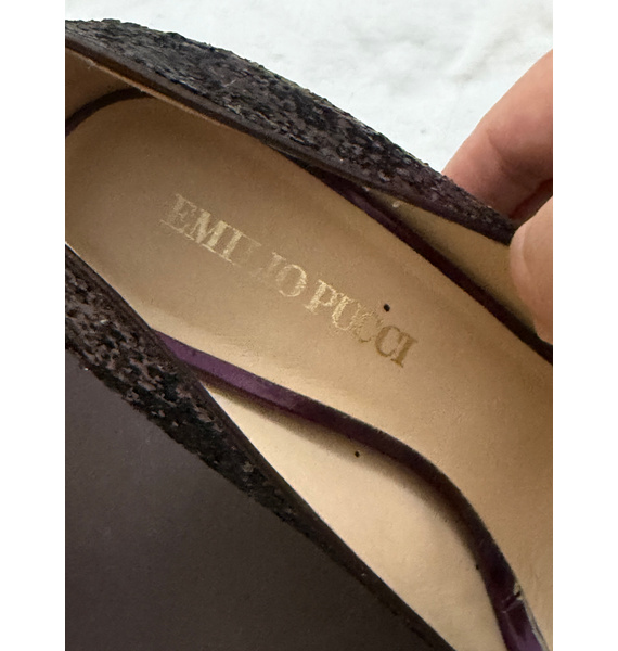 Туфли • Emilio Pucci • Бордовый