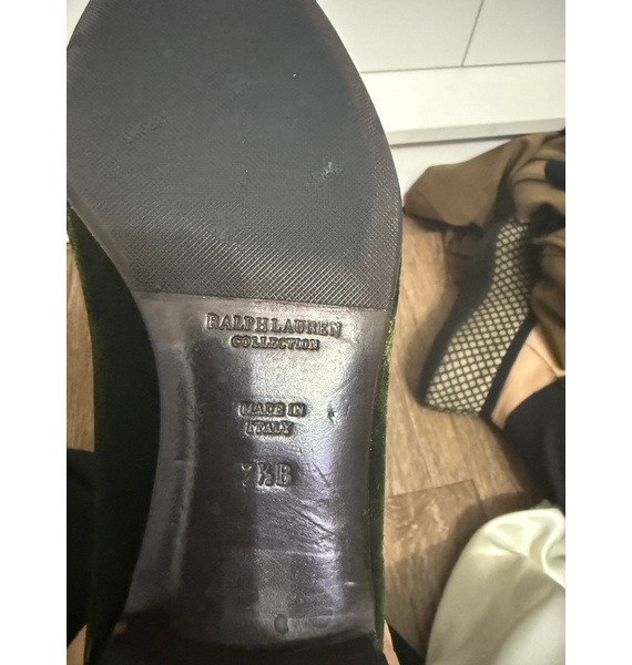 Эспадрильи • Lauren Ralph Lauren • Горчичный