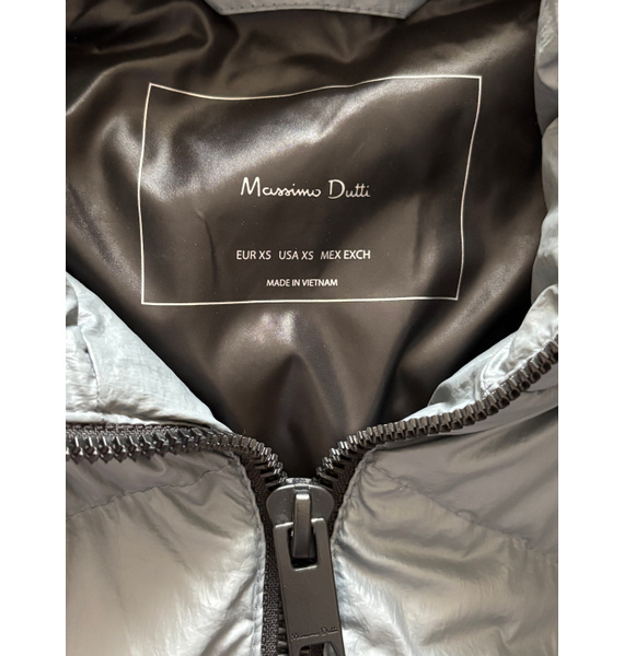 Пуховик • Massimo Dutti • Голубой