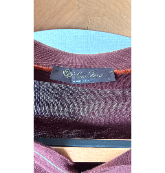 Поло • Loro Piana • Бордовый