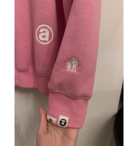 Толстовка • AAPE BY *A BATHING APE® • Розовый