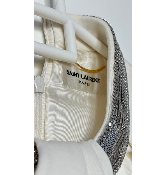 Платье • Saint Laurent • Молочный