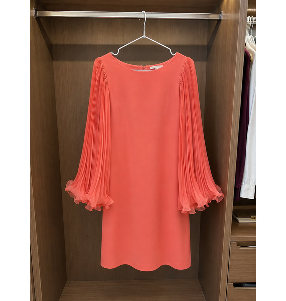 Платье • Marchesa • Коралловый