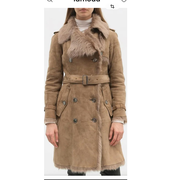 Дублёнка • Burberry • Бежевый