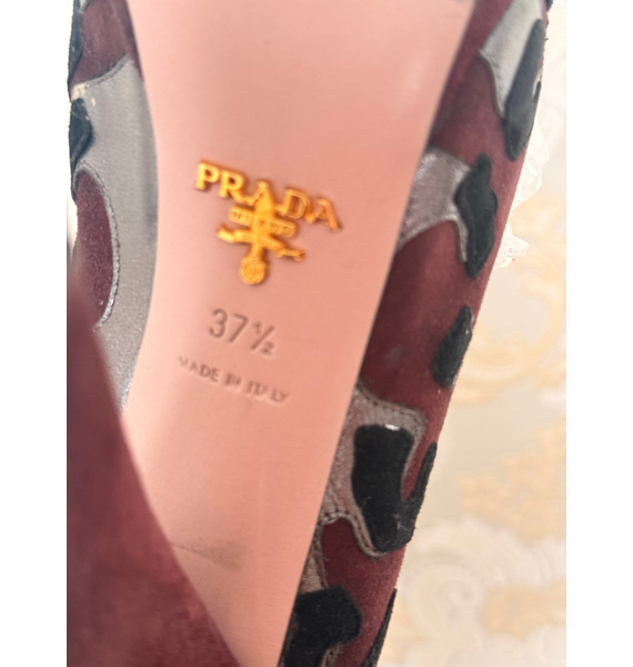 Туфли • Prada • Бордовый