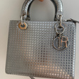 Сумка • Christian Dior • Серебряный