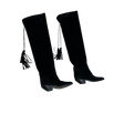 Ботфорты • Saint Laurent • Черный