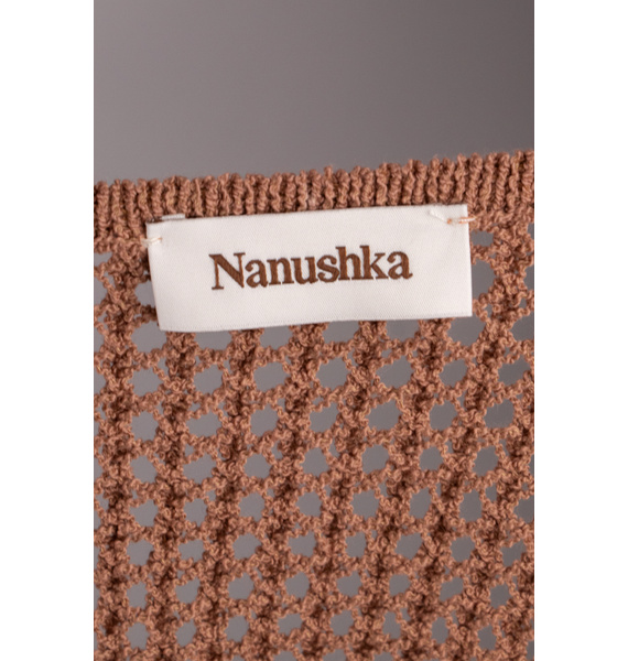 Топ • Nanushka • Коричневый