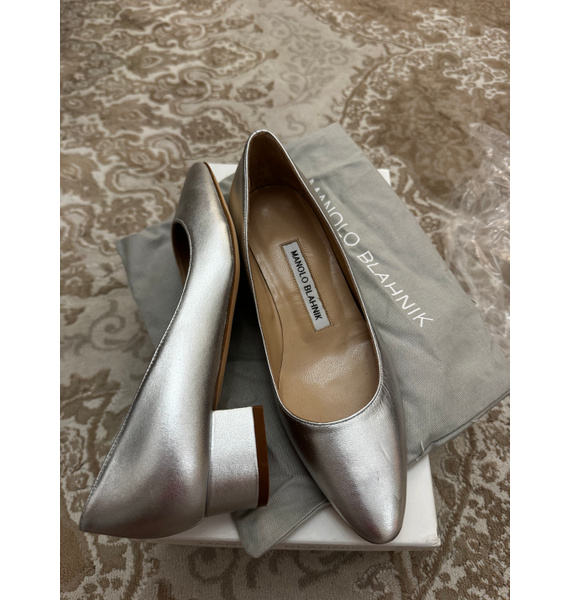 Туфли • Manolo Blahnik • Серебряный