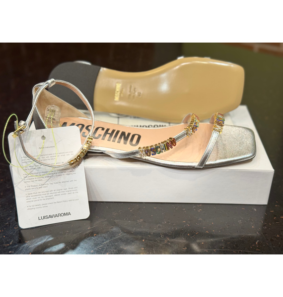 Сандалии • Moschino • Серебряный