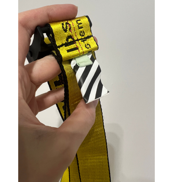 Пояс • Off-White • Желтый