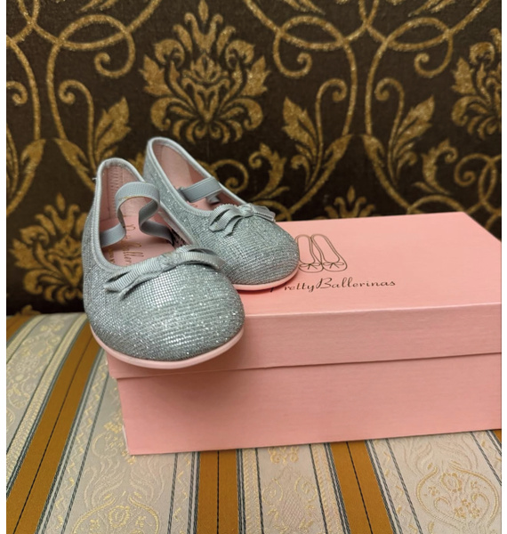 Туфли • Pretty Ballerina • Серебряный