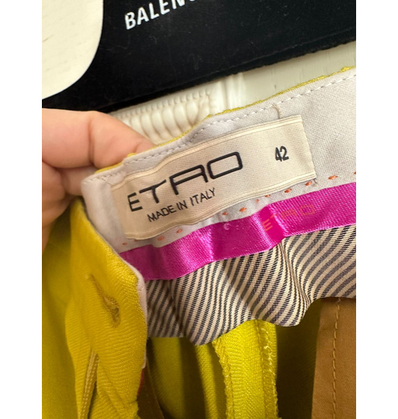 Брюки • ETRO • Горчичный