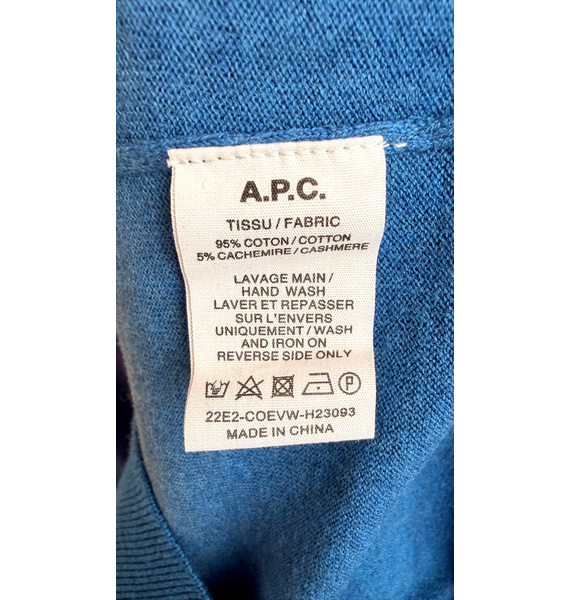 Джемпер • A.P.C. • Синий