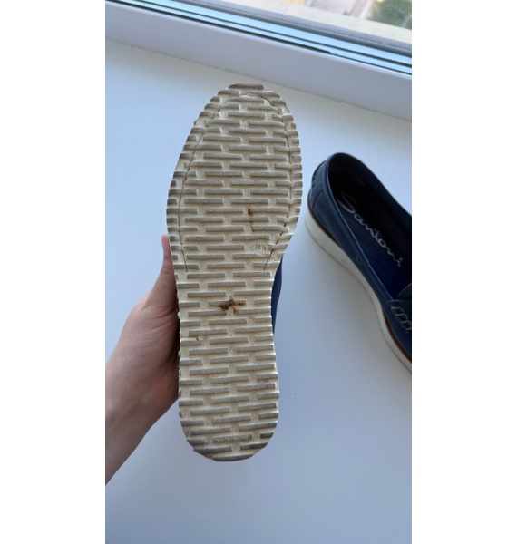 Лоферы • Santoni • Синий