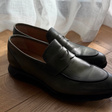Лоферы • Santoni • Зеленый