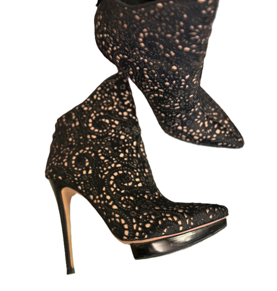 Ботильоны • alice + olivia • Черный