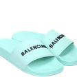 Шлепанцы • Balenciaga • Бирюзовый